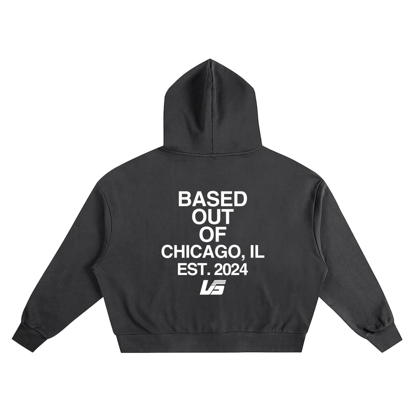 Based Out Of Chicago Boxy Hoodie