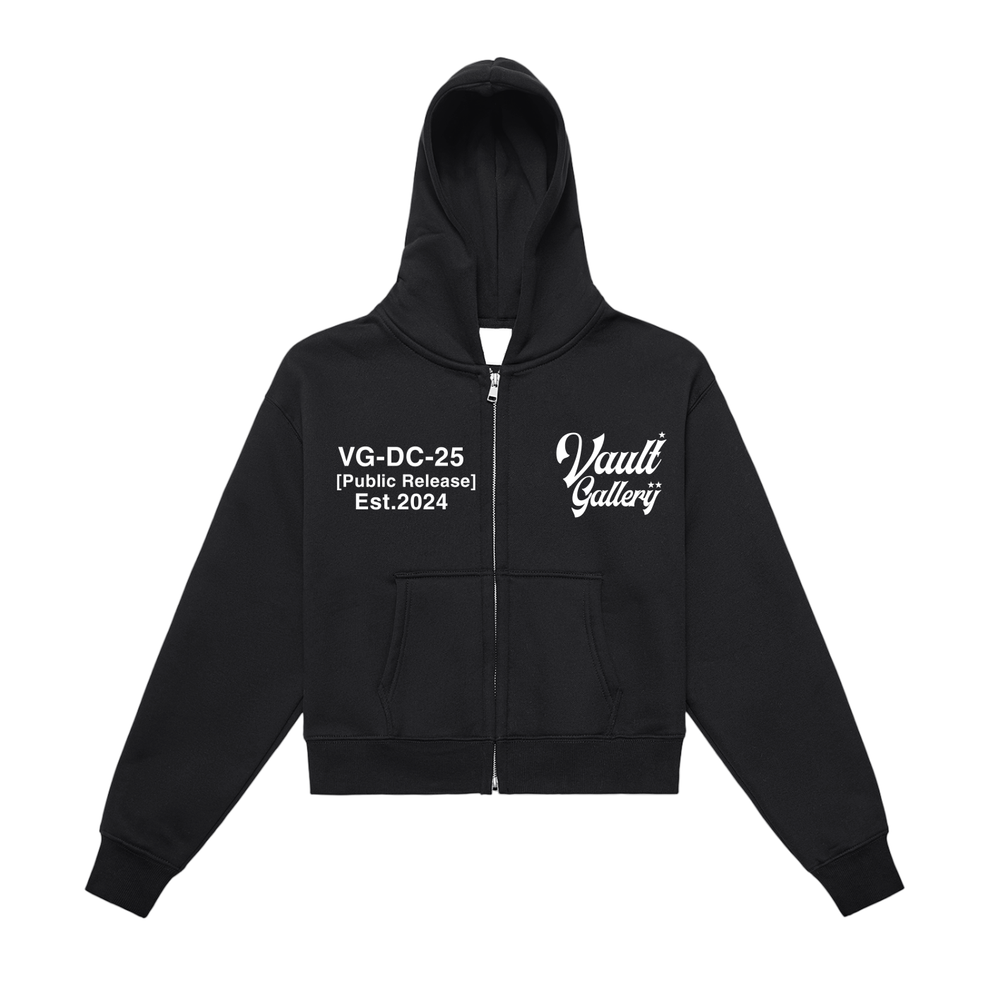 Based Out Of Chicago Womens Cropped Hoodie Black