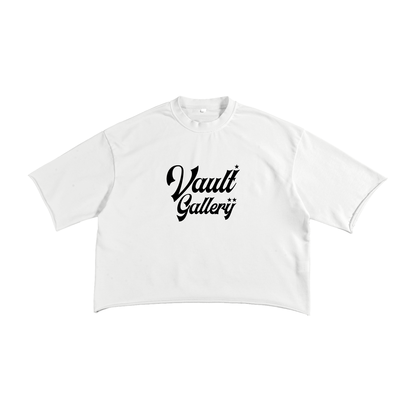 Playground Raw Edge Tee White