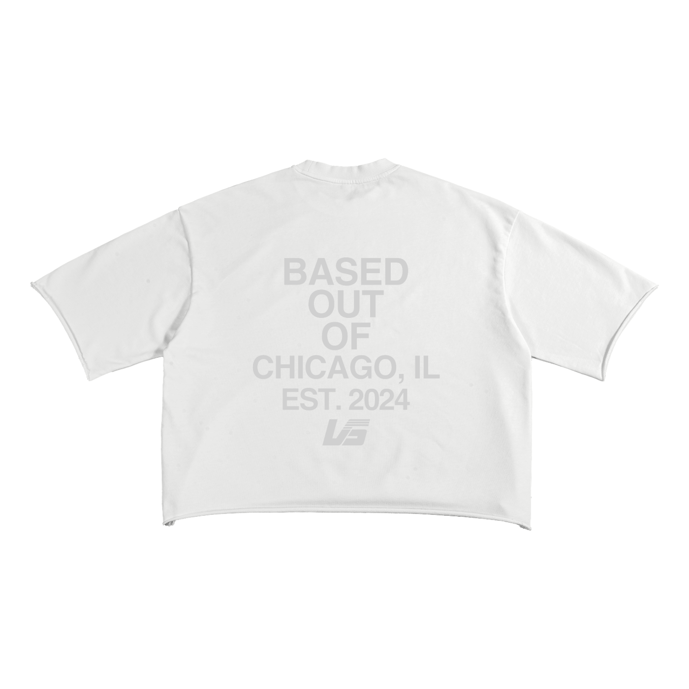Based Out Of Chicago Raw Edge Tee