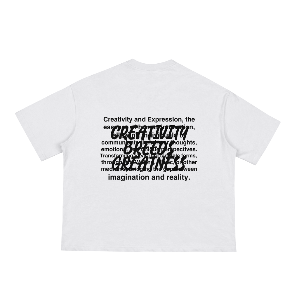 Creativity Breeds Greatness Tee - White