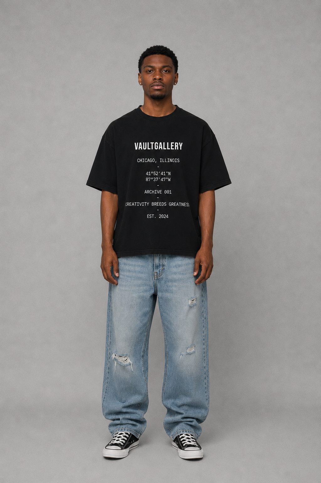 Archive 001 Tee - Black