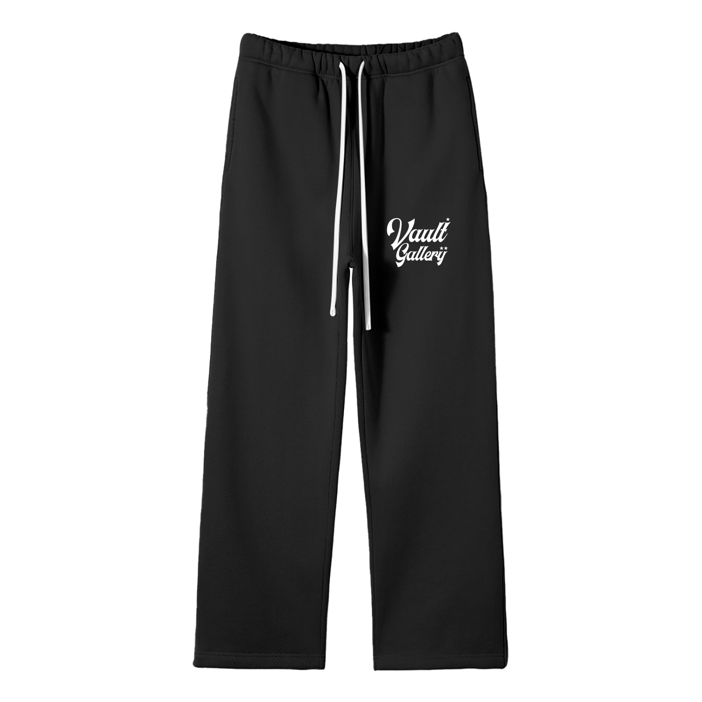Vault Gallery Straight Leg  Fleece Sweatpants - Black
