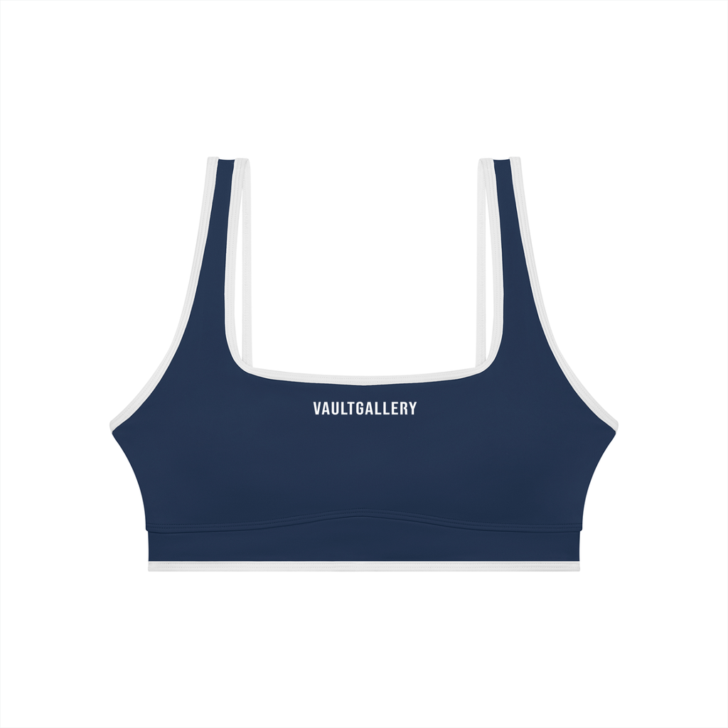 Vault Gallery Sports Bra - Navy Blue