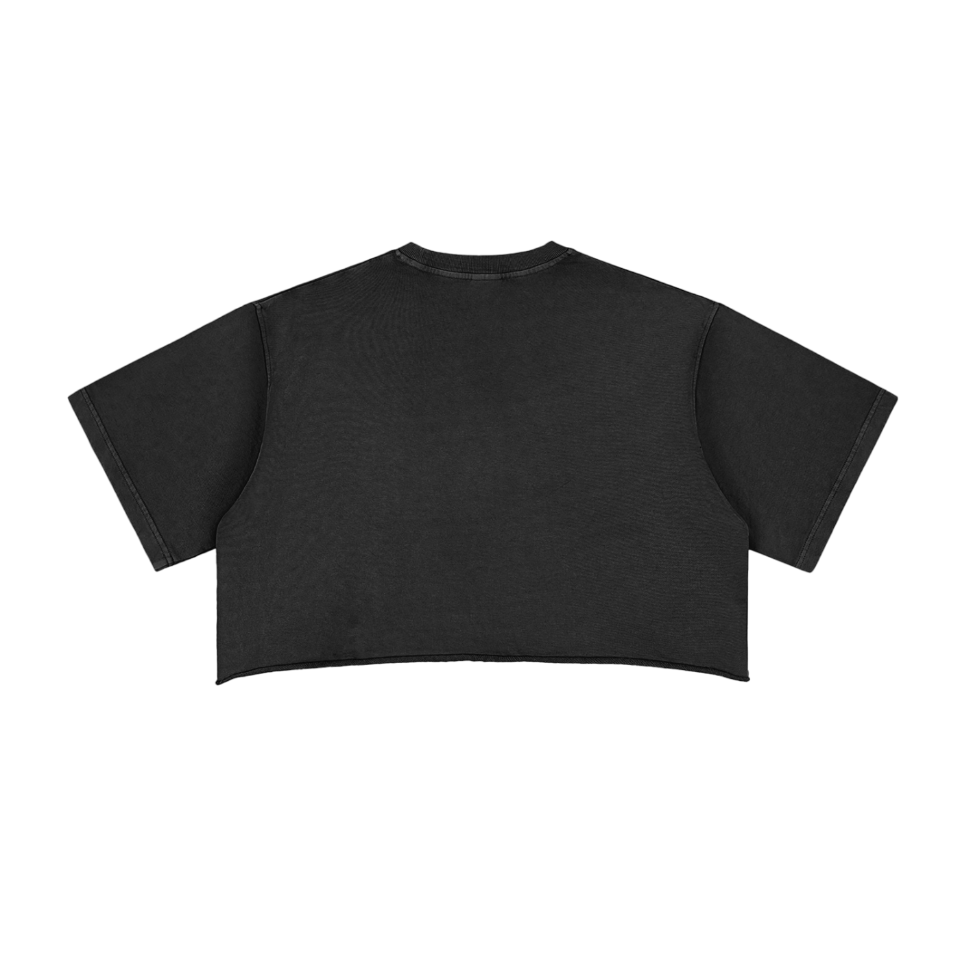 Strikers Crop Top - Washed Black