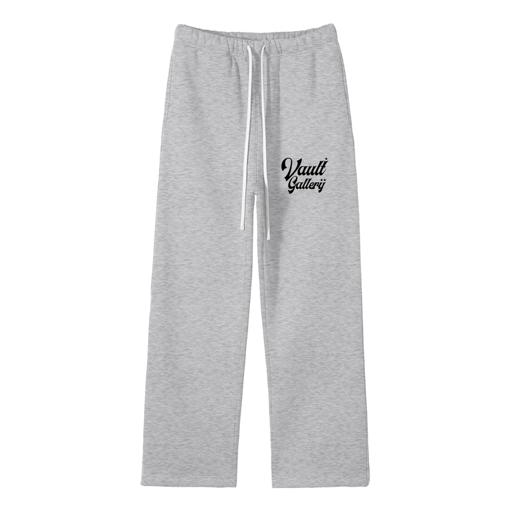 Vault Gallery Straight Leg Sweatpants - Flower Gray