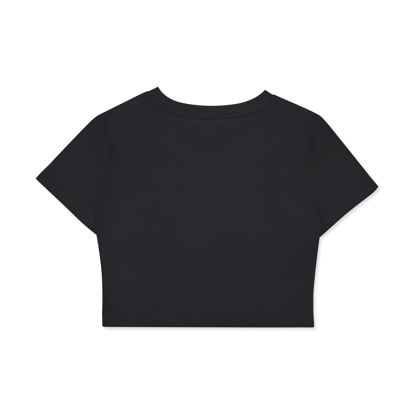 Vault Gallery Womens Cropped T-Shirt Black