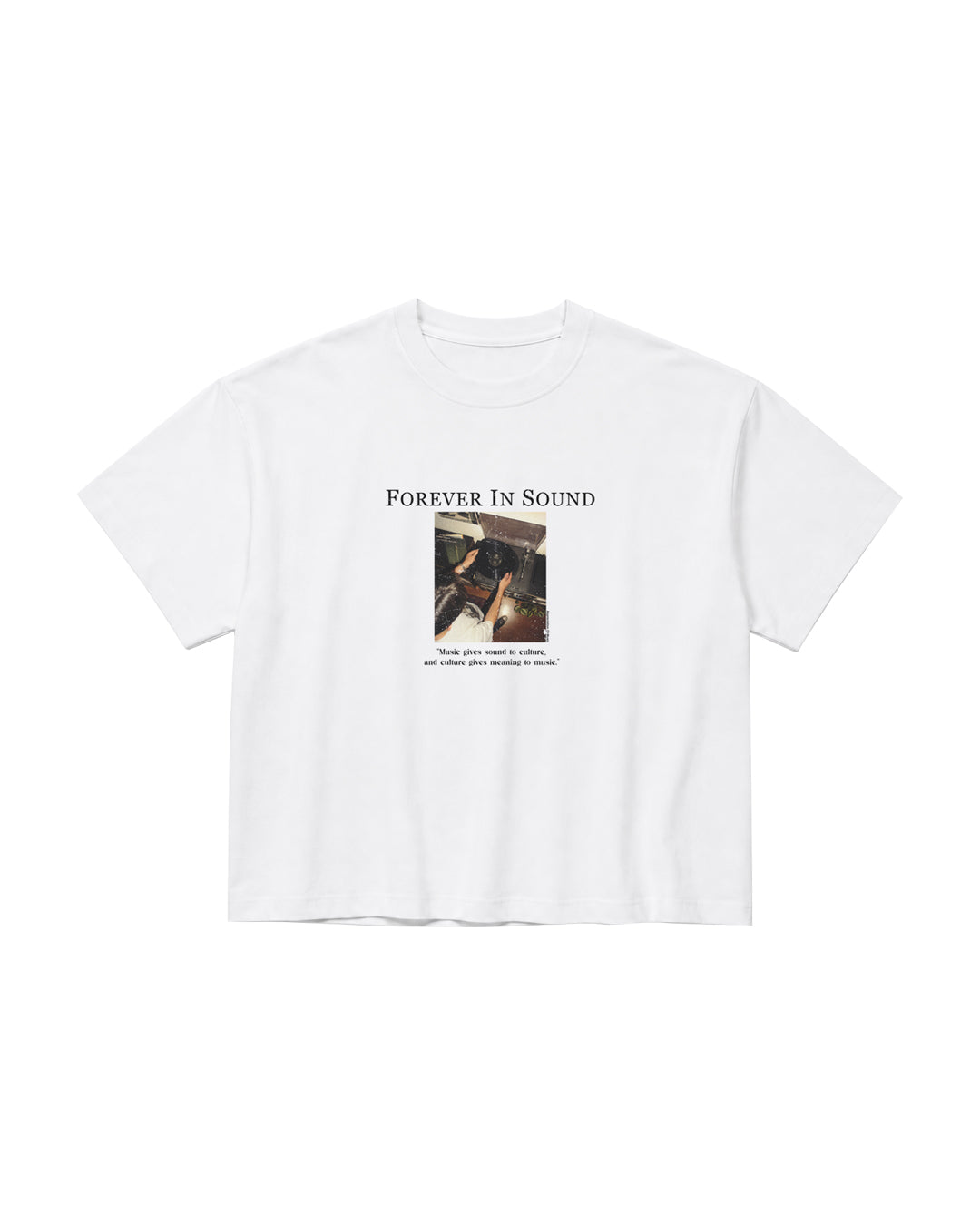 Forever In Sound Tee - White
