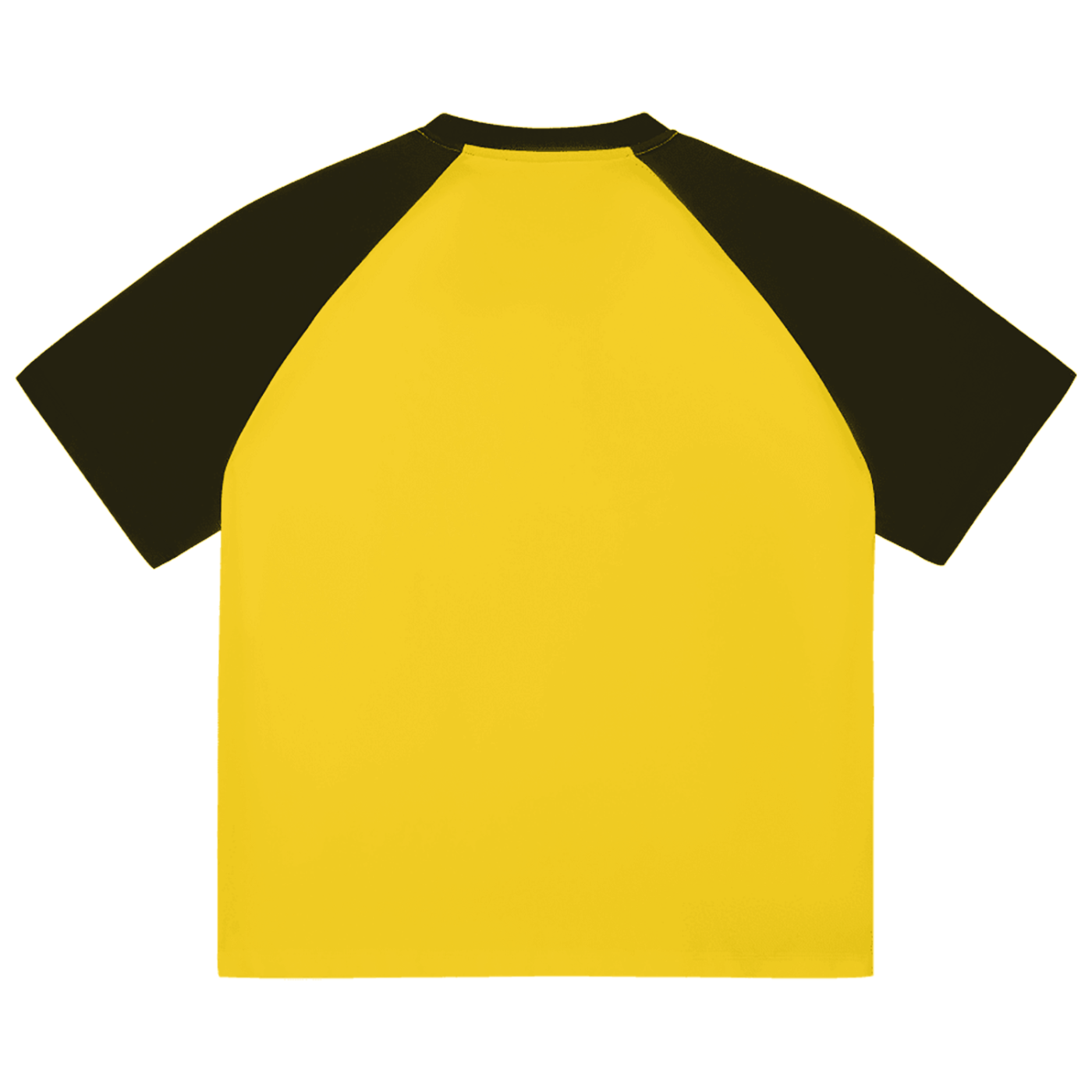 Color-Blocked VG Collegiate Tee - Black and Yellow