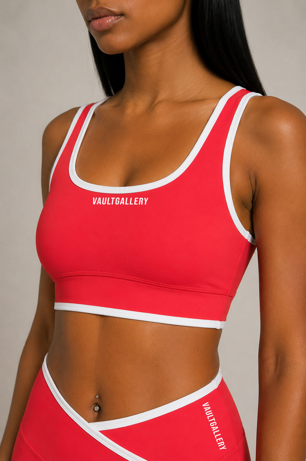 Vault Gallery Sports Bra - Red
